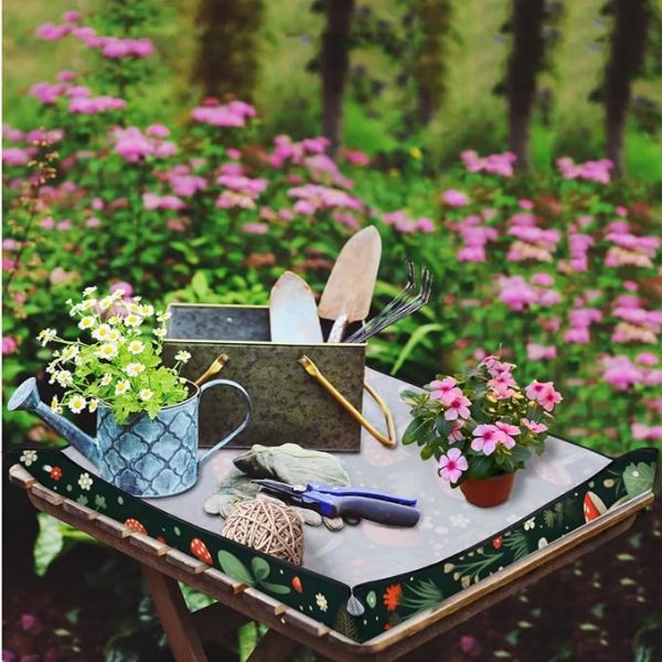 39 4 Inch Colorful Mushroom Pattern Plant Repotting Mat